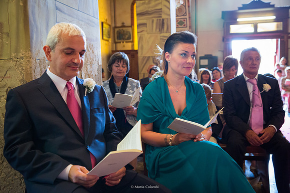 Matrimonio con rito religioso, ricevimento alla Rocca di Montalfeo.