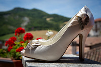 Matrimonio con rito religioso, ricevimento alla Rocca di Montalfeo.