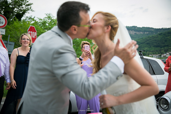Matrimonio con rito religioso, ricevimento alla Rocca di Montalfeo.