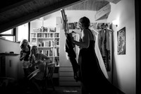 Matrimonio con rito religioso, ricevimento alla Rocca di Montalfeo.