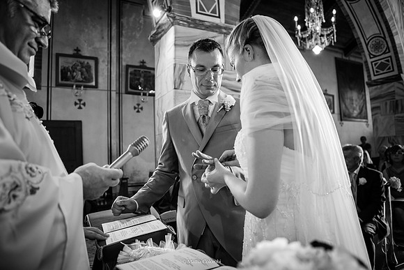 Matrimonio con rito religioso, ricevimento alla Rocca di Montalfeo.