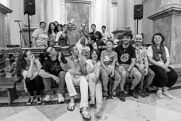 Matrimonio religioso a Pavia nella chiesa di Santa Maria delle Grazie. Ricevimento a Tenuta Campo Lungo.