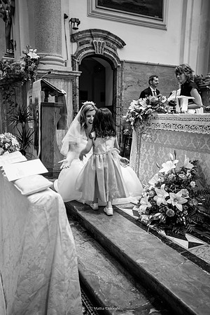 Matrimonio religioso a Pavia nella chiesa di Santa Maria delle Grazie. Ricevimento a Tenuta Campo Lungo.